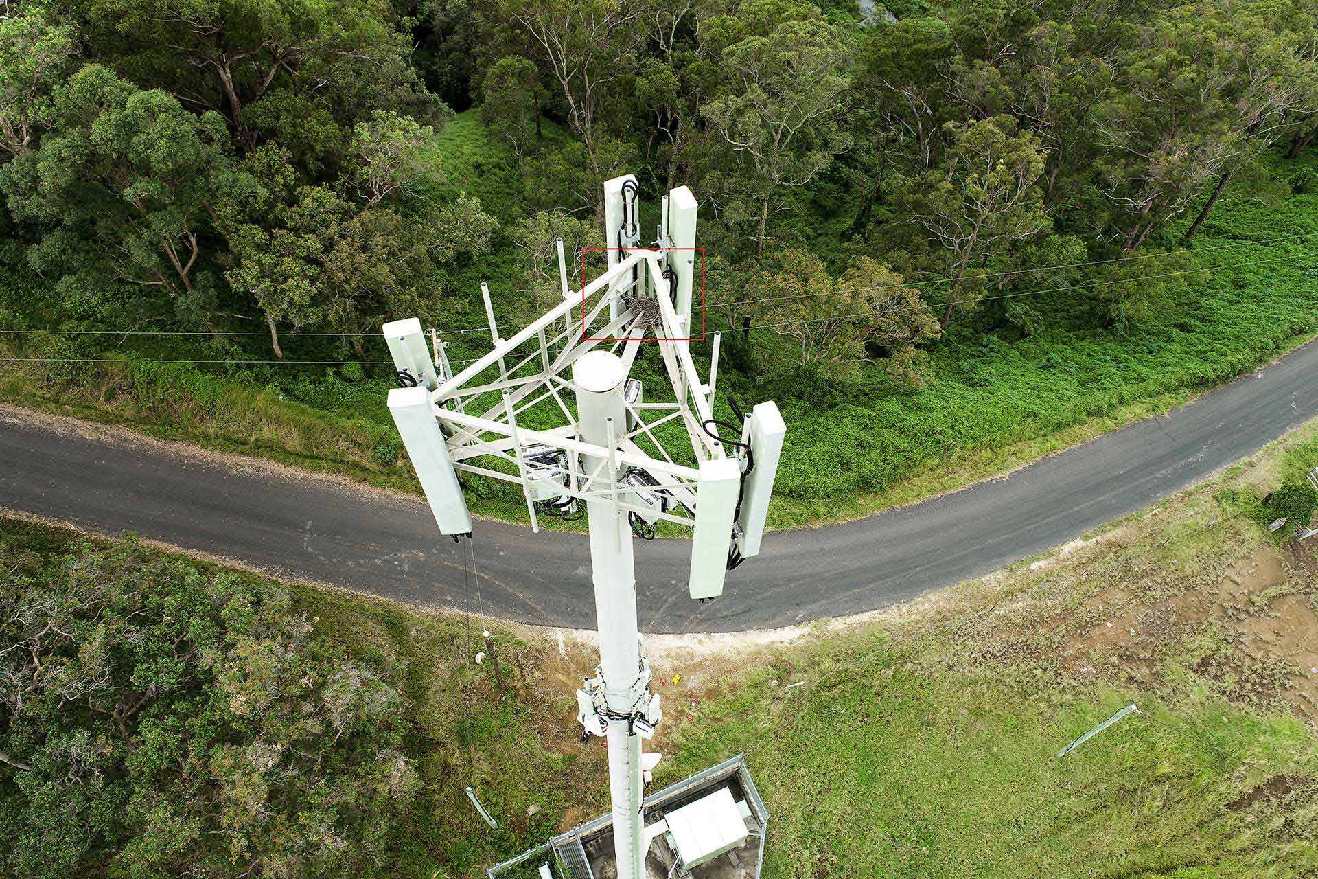 Tower on mountain